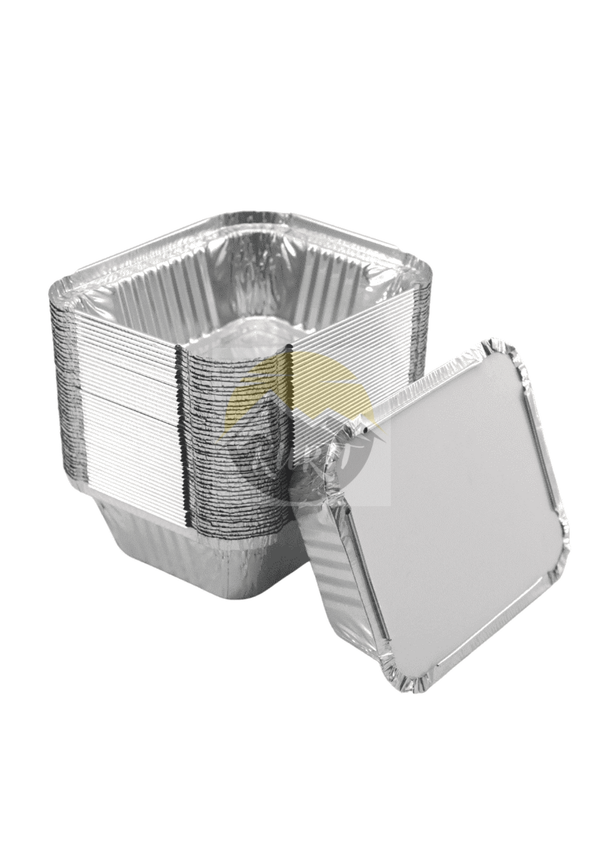 Bac en aluminium 450 L avec couvercles - 100 pièces