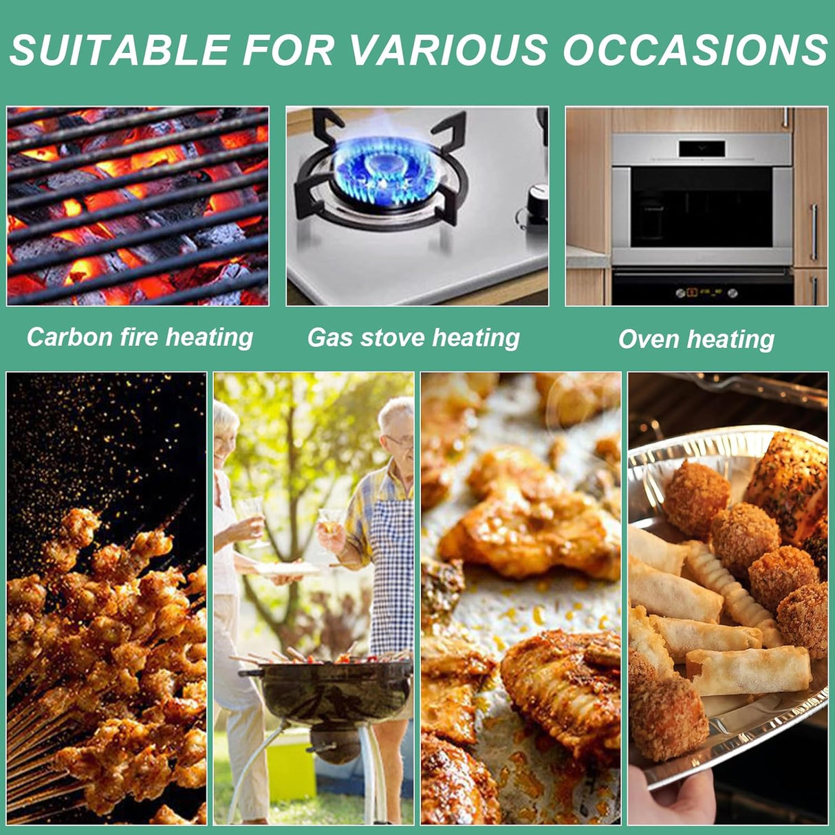 Aluminum serving dish 43cm V430G oval - 10 pieces