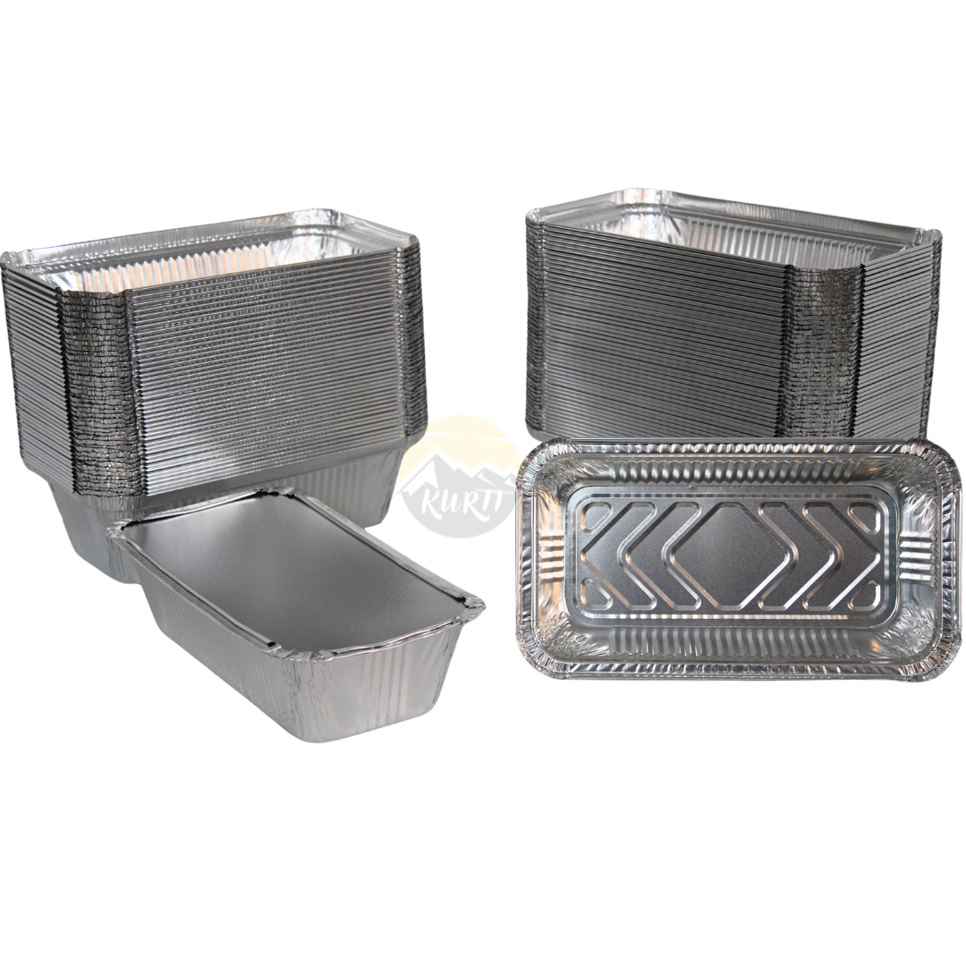 Bol en aluminium 670 L avec les couvercles - 100 pièces