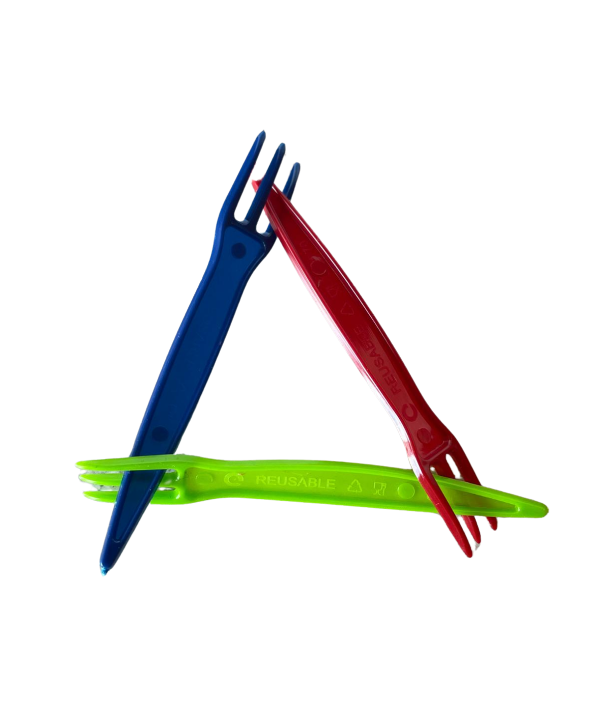 PP Reusable French Fry Forks - 1000 pieces