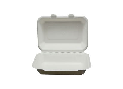 Sugarcane hamburger box HP9 - 100 pieces