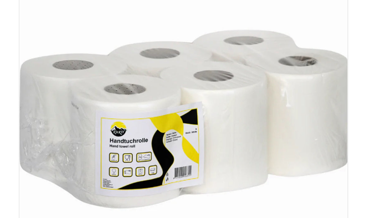 Poetsrollen MIDI rollen 6 stuks - 48 pakken