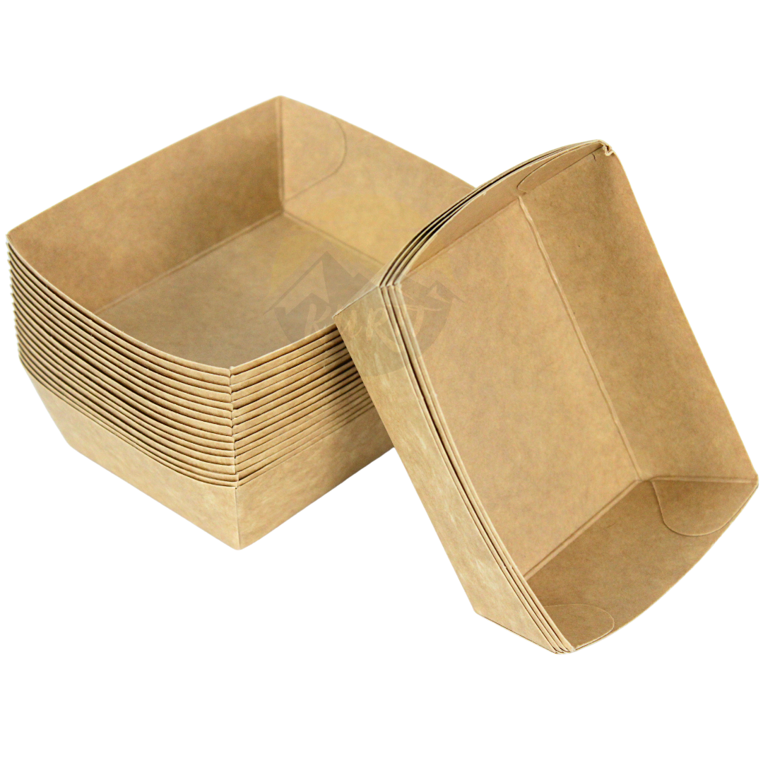 Snack containers - French fry containers A7 Kraft paper