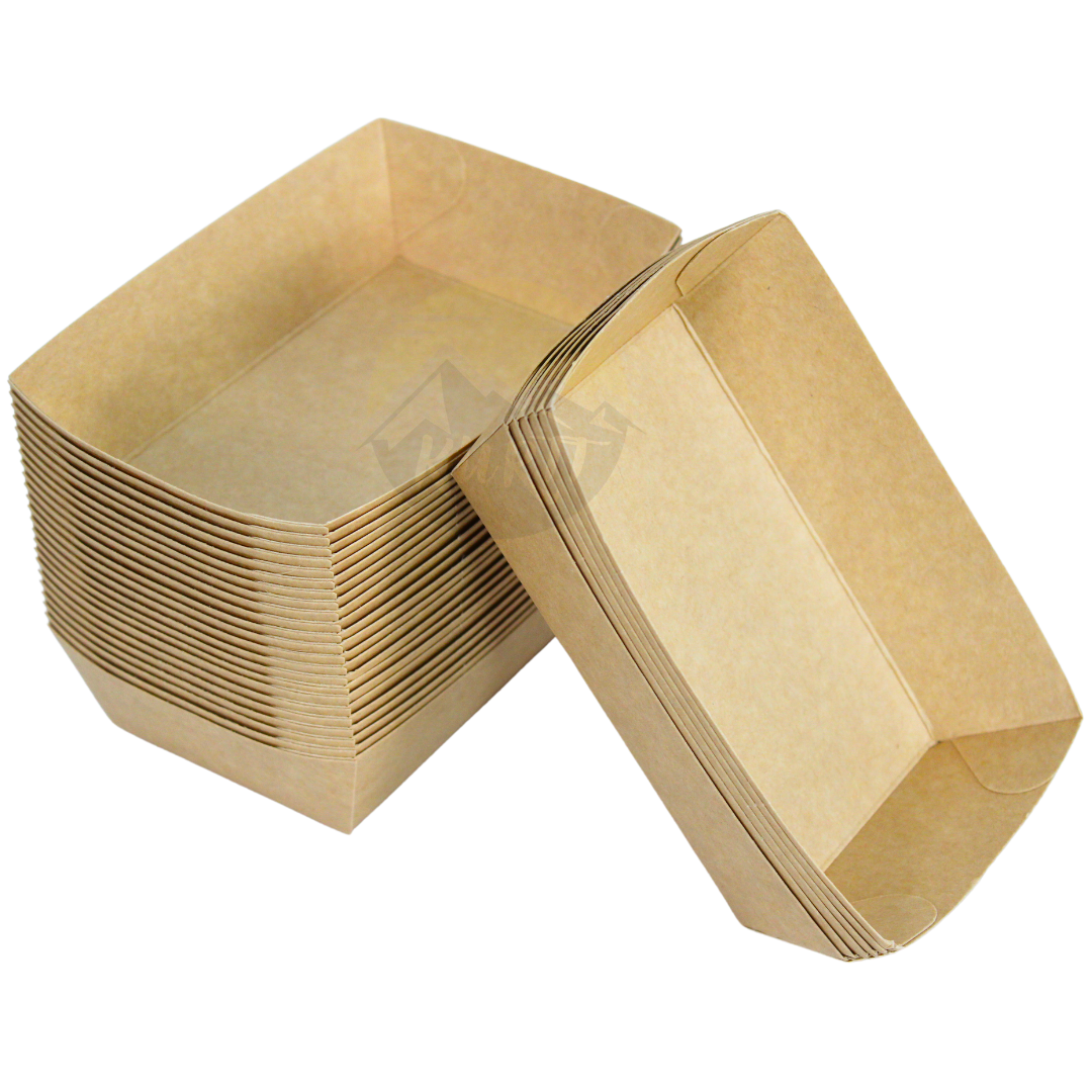 Snackbakjes, Frietbakjes, Kraftpapier