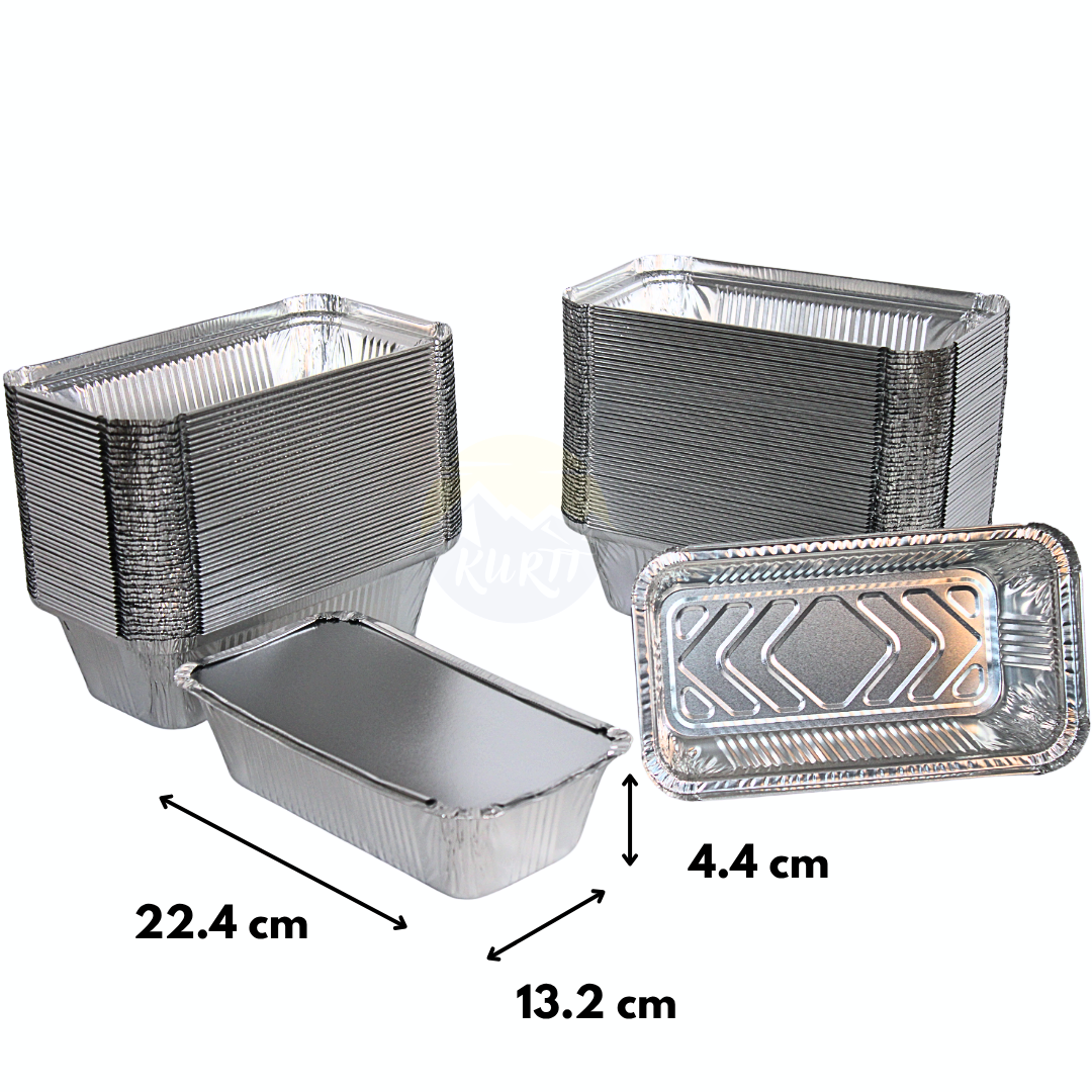 Bol en aluminium 670 L avec les couvercles - 100 pièces