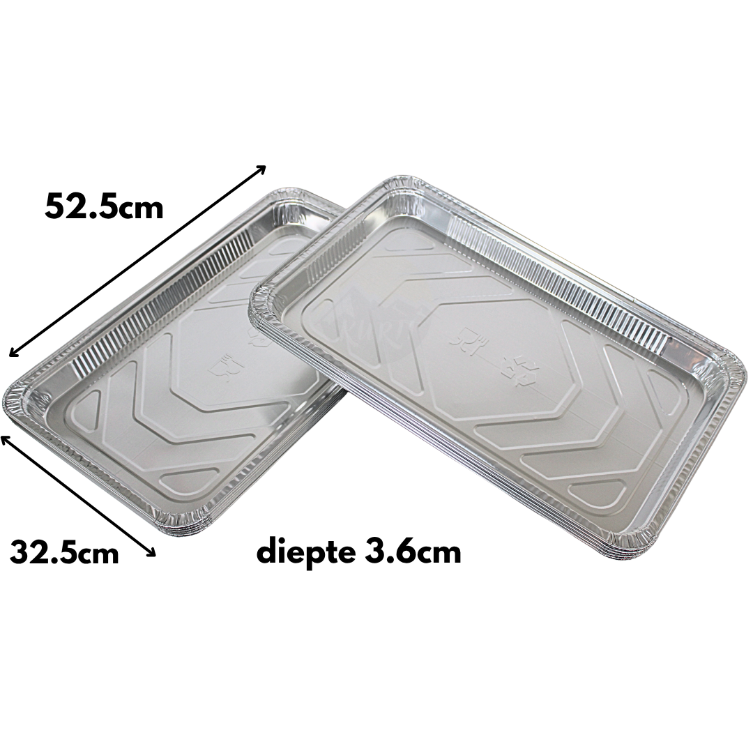 Menus Scale Aluminium 4850 ml - 25 pièces