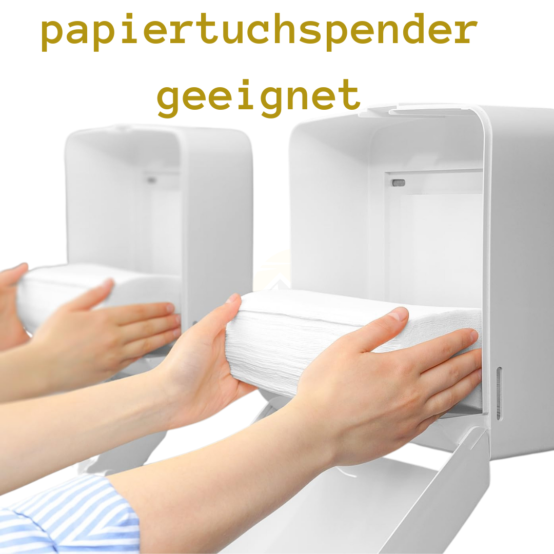 3200 stuks Papieren handdoeken wit 2-laags 24 x 21 cm Z-vouw