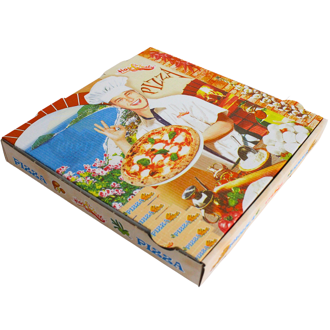 Pizza Artone Brown 30x30x4 cm Kraft - 100 pièces