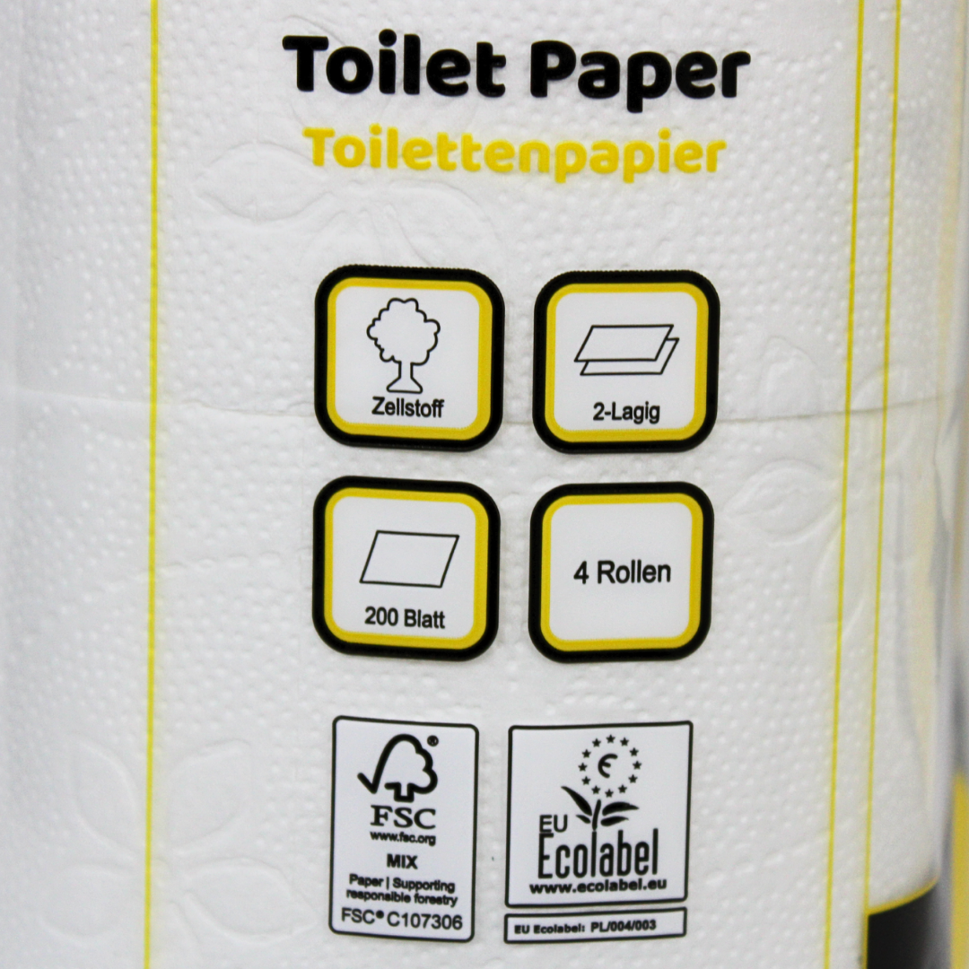 papier toilette 2 plis 200 feuilles