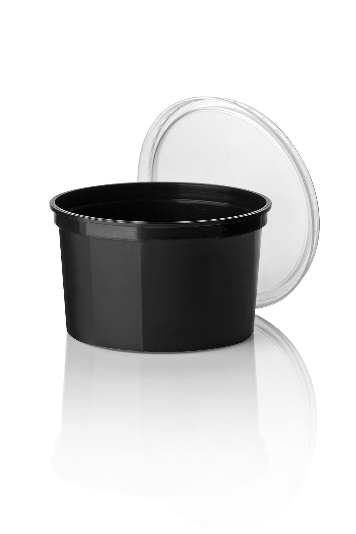 Reusable Black Round 500cc - 100 pieces