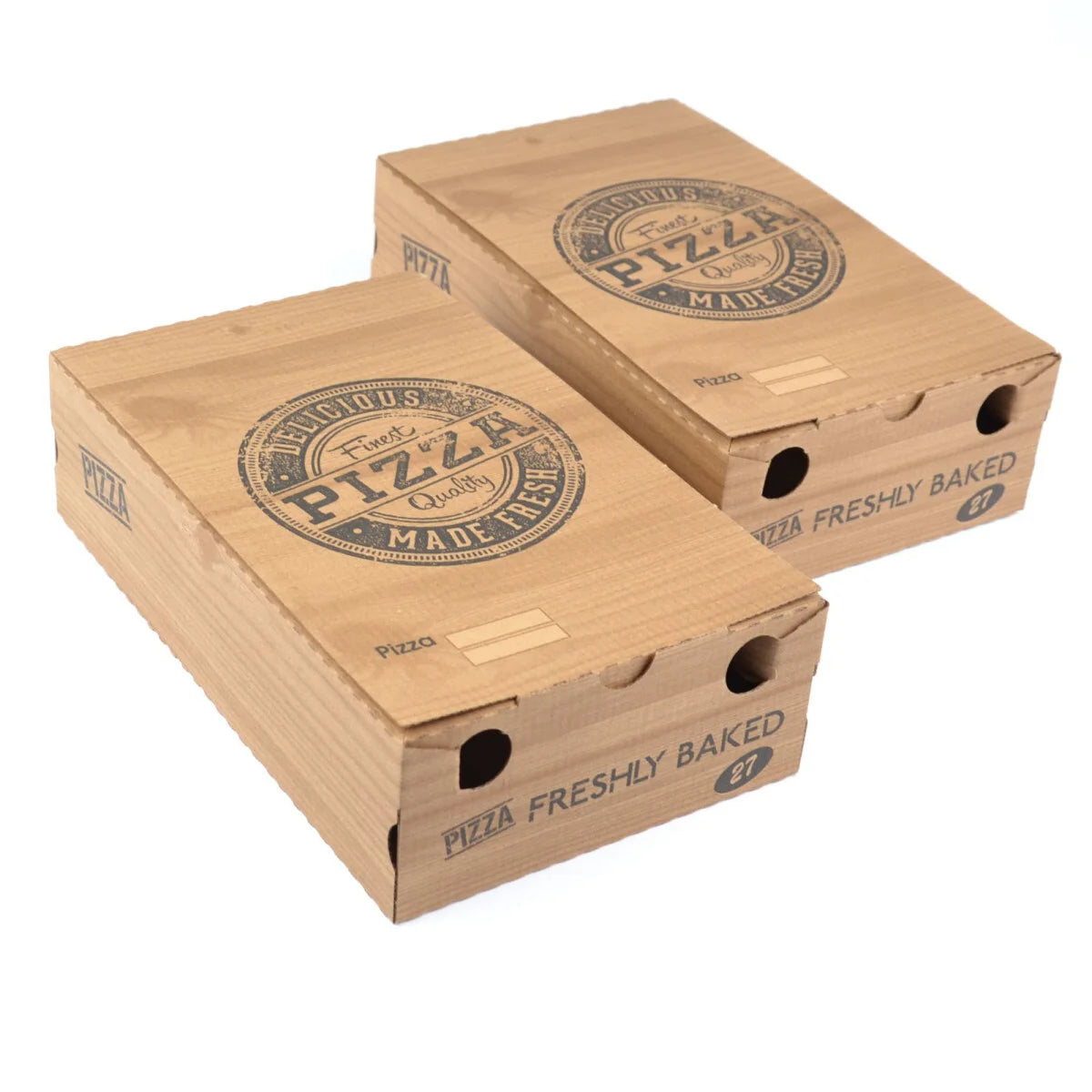 Pizza carton, Model "Calzone", small, kraft - 100 pieces