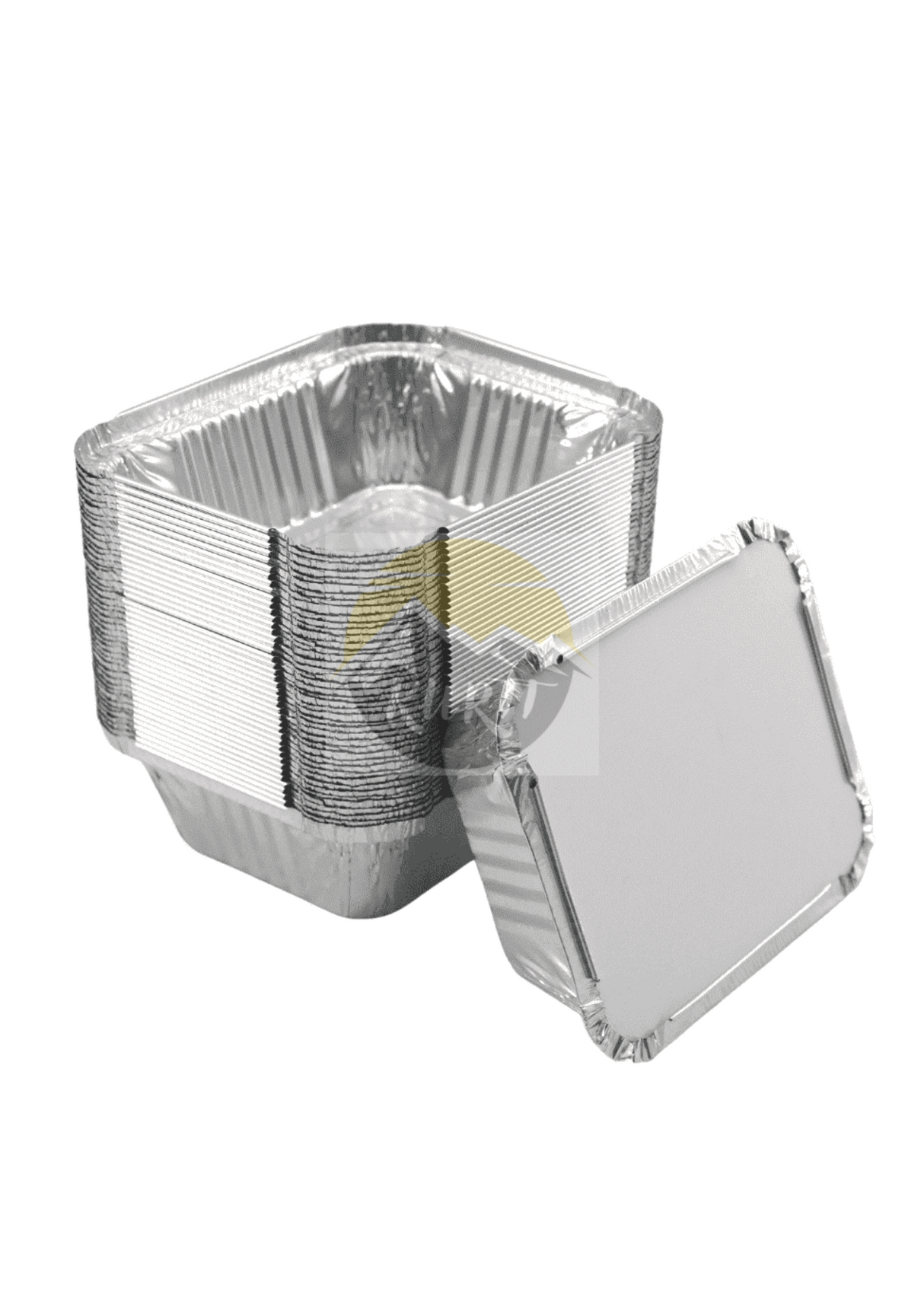 Aluminum container 450 L with lids - 100 pieces