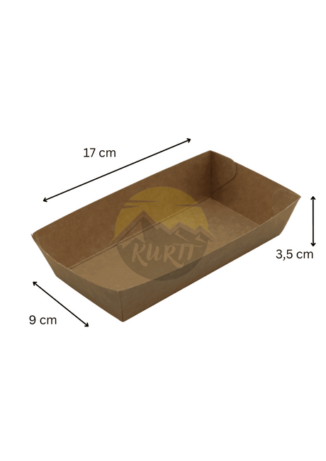 Snackbakjes A13 Kraftpapier - 100 stuks