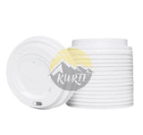 Lids for coffee cups 80mm Ø white - 1000 pieces