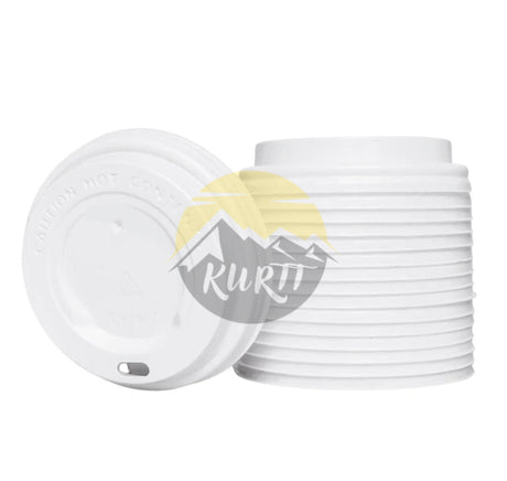 Lids for coffee cups 80mm Ø white - 1000 pieces