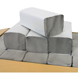 Serviettes en papier 1 couche, 5000 feuilles gris 25 x 23 cm, z pliage serviettes en papier 2 couches, serviettes en papier