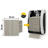 Recycled Papieren Handdoekjes Z-vouw 1-Laags Grijs – 5000 Stuks