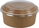 Karton Saladebakjes met RPET deksel 1000 ml - 150 stuks