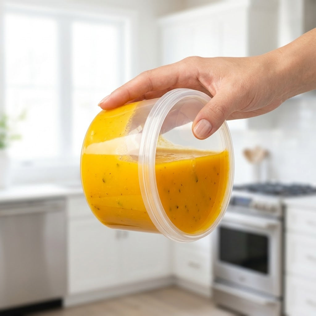 Plastic potjes 350ml transparant met deksel – 50 stuks | BPA-vrij
