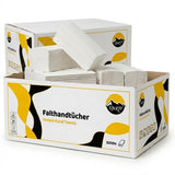 6400 Papieren handdoekjes, wit 2-laags 24 x 21 cm Z-vouw ( 40 x 160 vellen)