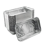 Aluminum tray R65-650L with lid - 100 pieces
