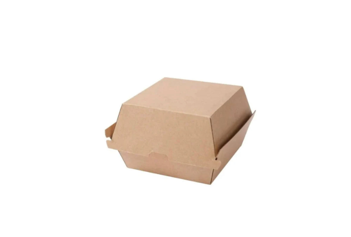 Hamburgerbox MEDIUM Kraft - 100 Stück