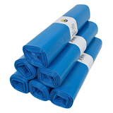 LDPE Afvalzakken 80 x 120cm (160L) T 70 blauw rol - 200 stuks