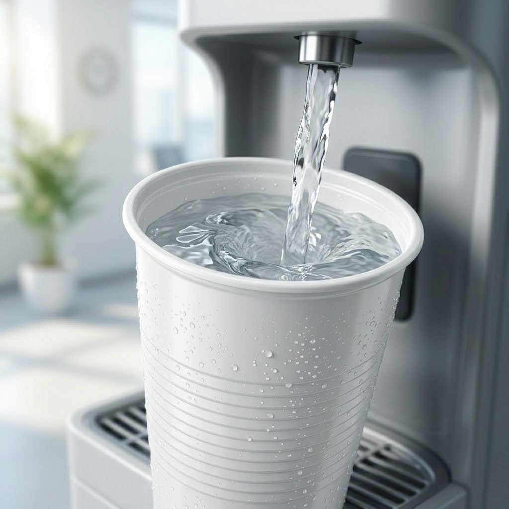 Wegwerpbekers Wit 3000 Stuks - 200ml Plastic – Drinkbekers
