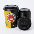 Koffiebekers Goud 200ml Karton to go – 1000 Stuks Wegwerpbekers