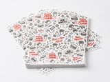 Hamburgerpapier Vetvrij Bedrukt – "Have a Nice Meal" Print – 25x30 & 30x40 cm