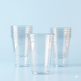 Bierbekers 400ml Transparant Plastic – Wegwerpbekers Breukbestendig