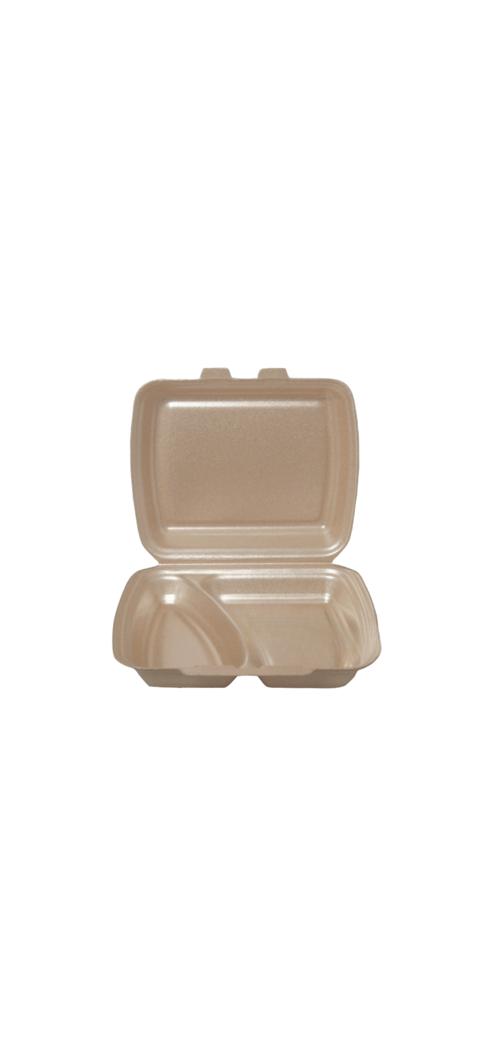 Menubox 2-vaks Champagne - 200 stuks