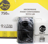 250x Magnetronbakjes met deksel - meal prep bakjes - stevig en flexibel - vershoudbakjes