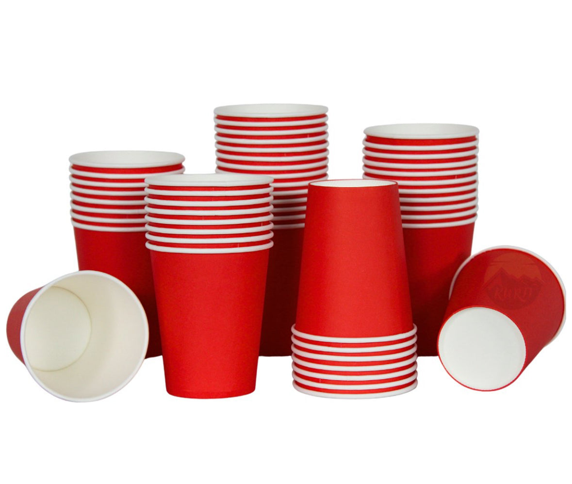 Coffee cups Red 200ml - 1000 pieces