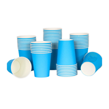 Tasses à café bleu clair 200ml - 100 pièces