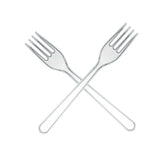 Reusable forks 16 cm - 100 pieces