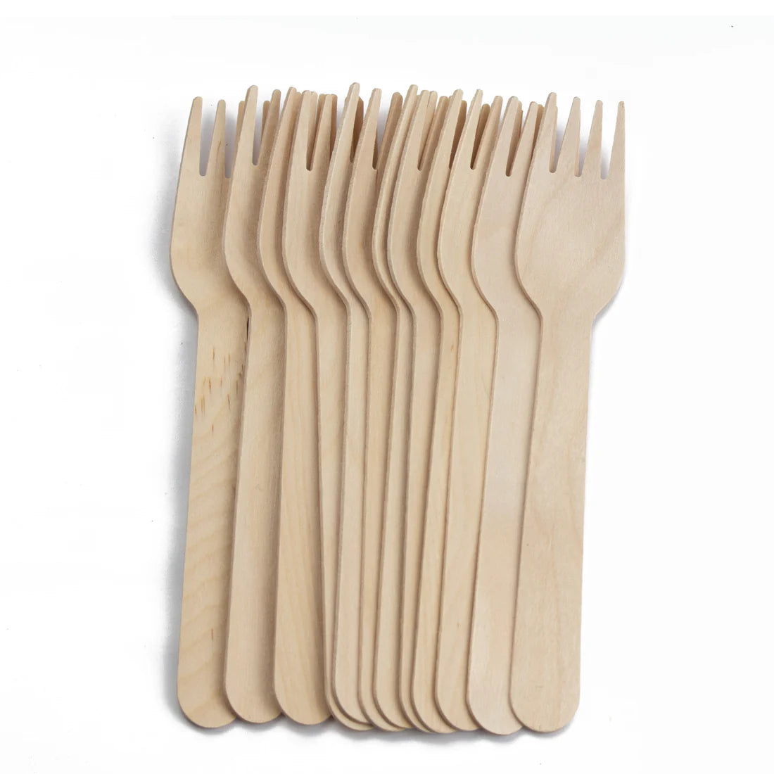 Wooden forks 160 mm - 100 pieces