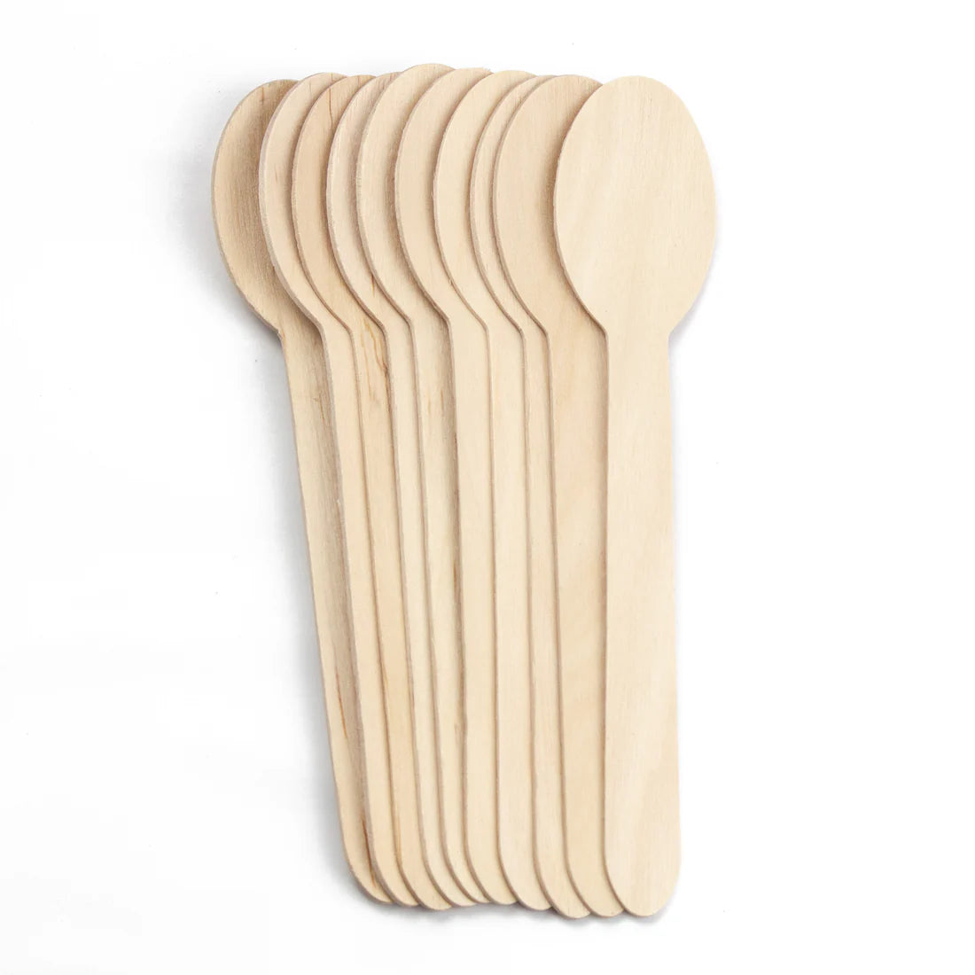 Wooden spoons 160 mm - 100 pieces