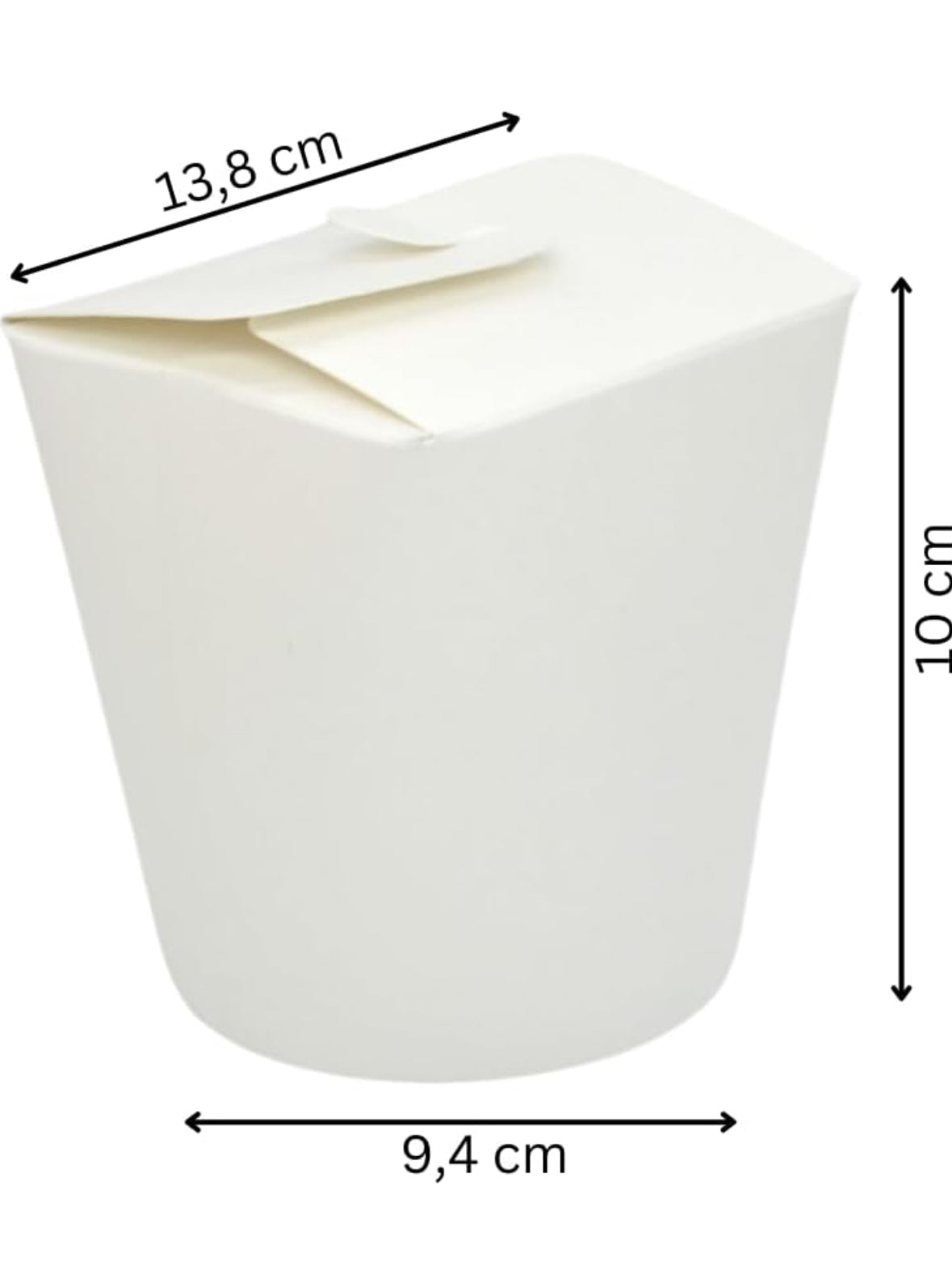 Noodle Box Blanco white 26 oz - 50 pieces