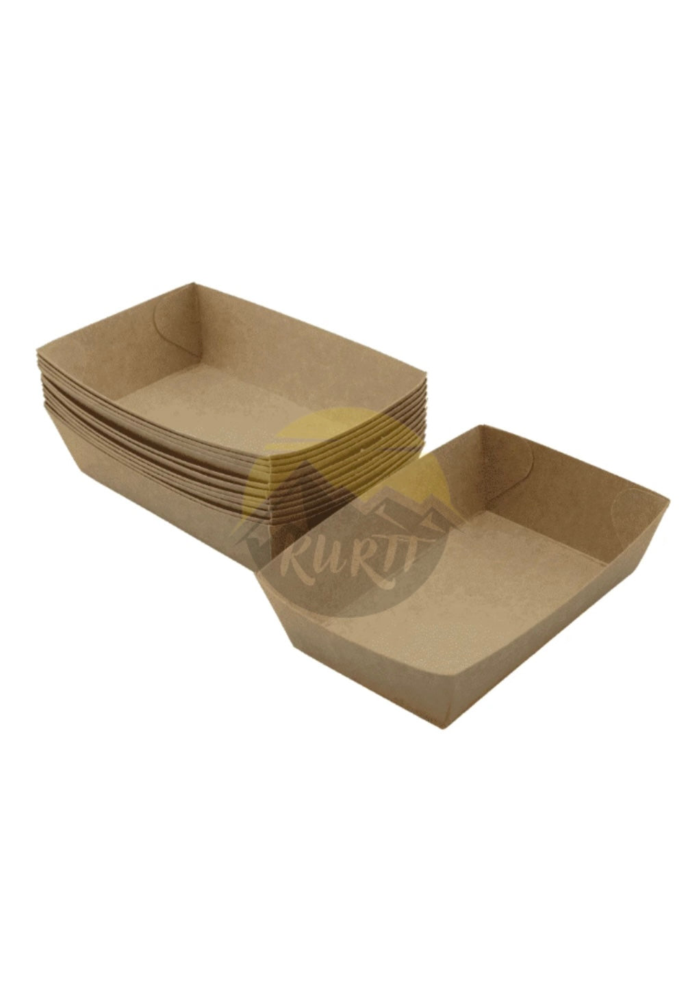 Snack boxes A7 Kraft paper - 500 pieces