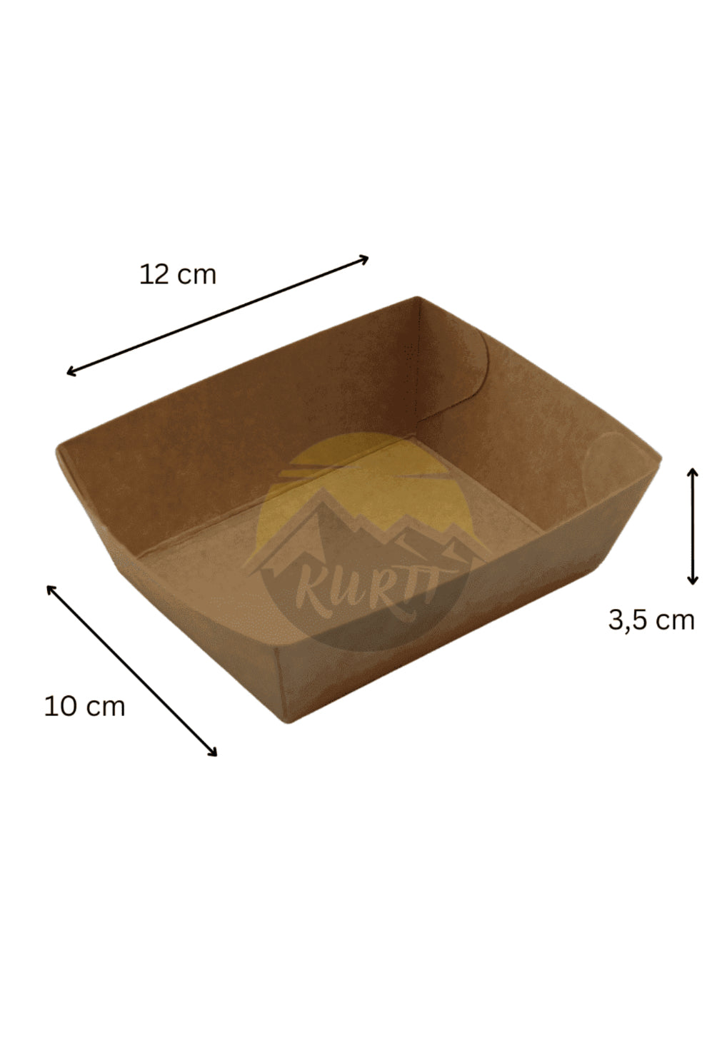 Snackbakjes A9 Kraftpapier - 500 stuks