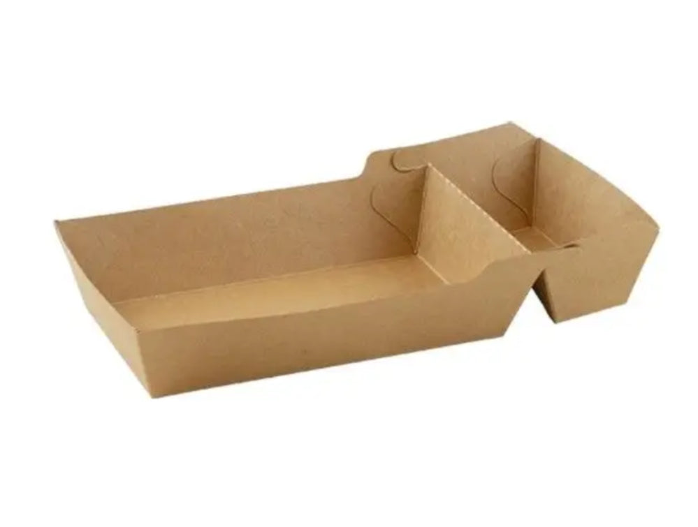 Snack boxes A20 Kraft paper - 500 pieces