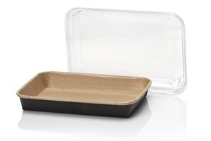 Kraft Sushi tray 165x115mm - 200 stuks