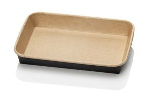 Kraft Sushi Tray 165x115mm - 200 pièces