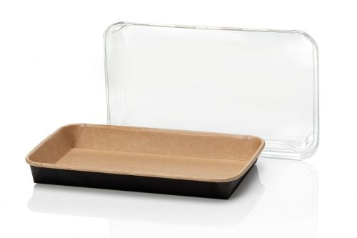 Kraft Sushi Tray 221x138mm - 200 pièces