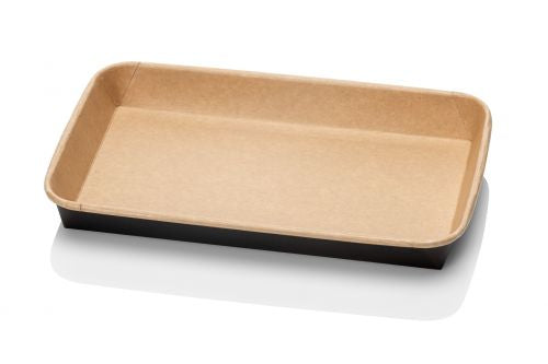 Kraft Sushi Tray 221x138mm - 200 pièces