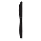Herbruikbaar messen zwart 16 cm