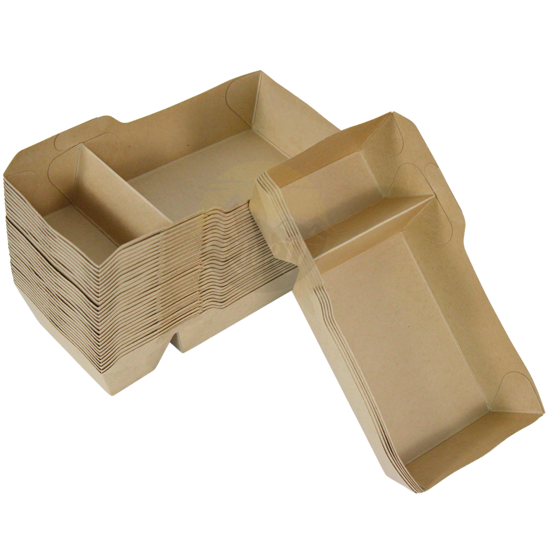 Snack boxes A22 Kraft paper - 500 pieces