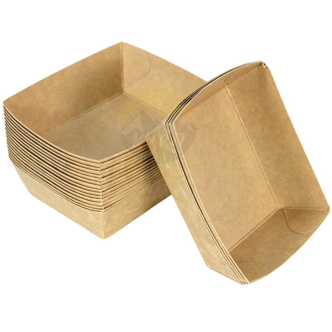 Snack boxes A7 Kraft paper - 500 pieces