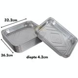 Menus Scale Aluminium 2660 ml - 50 pièces